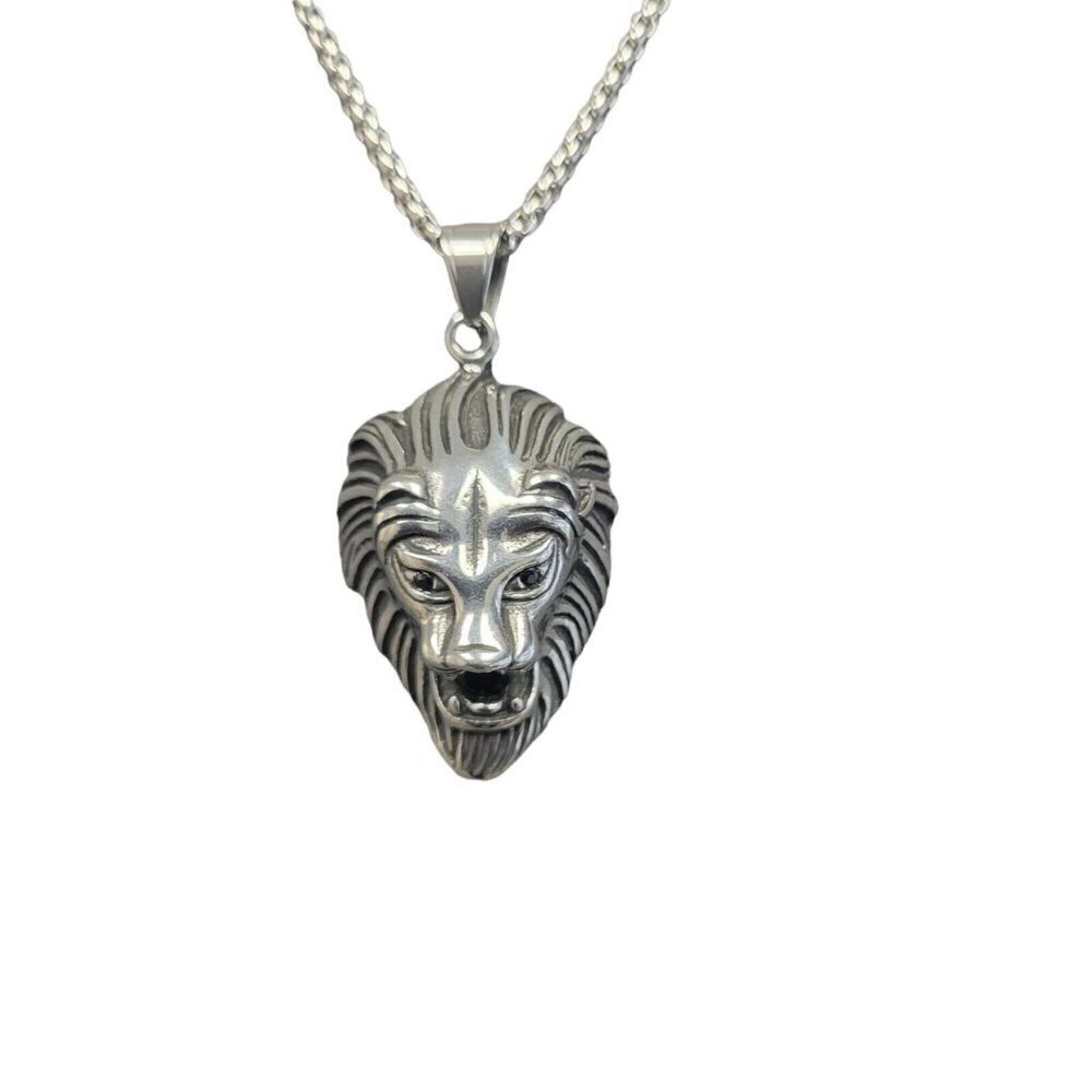 Legacy For Men By Simone Lion Head Pendant. Stainless Silver ****Pendent Only*** — image 2 of 3